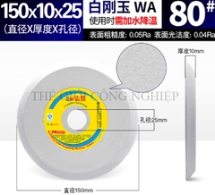 Đá mài vát cạnh đơn dùng mài lưỡi cưa và răng cưa, kích thước 150/200/250mm