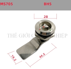 Khóa tủ điện inox 304 MS705 – dạng tam giác, dạng một rãnh, khóa trụ, khóa nắp thùng rác, khóa chuyển cam
