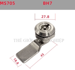 Khóa tủ điện inox 304 MS705 – dạng tam giác, dạng một rãnh, khóa trụ, khóa nắp thùng rác, khóa chuyển cam