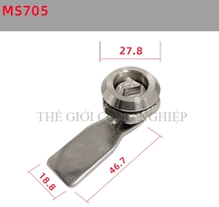 Khóa tủ điện inox 304 MS705 – dạng tam giác, dạng một rãnh, khóa trụ, khóa nắp thùng rác, khóa chuyển cam