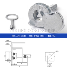 Khóa tủ điện inox A705/A705-3A – Khóa trụ, khóa cam, khóa tam giác đa năng cho tủ điện