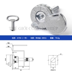 Khóa tủ điện inox A705/A705-3A – Khóa trụ, khóa cam, khóa tam giác đa năng cho tủ điện