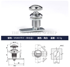 Khóa tủ điện MS403-A/MS803 – Khóa cam núm vặn, khóa trụ nút nhấn đa năng