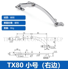 Thanh chống hạn vị TX80/90 inox – Thanh chống gập cho cửa tủ điện