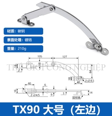 Thanh chống hạn vị TX80/90 inox – Thanh chống gập cho cửa tủ điện