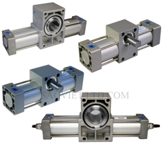 Xi Lanh Khí QGKJ63, QGKJ80, QGKJ100, QGKJ125 Xoay Góc 90 Độ, 180 Độ Hoặc 360 Độ