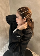 ÁO KHOÁC DÙ 2 LỚP UNIME ESSENTIAL UTILITY - ĐEN