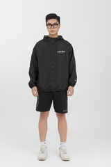 ÁO KHOÁC DÙ 2 LỚP UNIME ESSENTIAL UTILITY - ĐEN