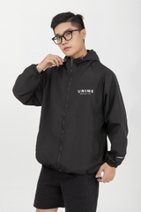 ÁO KHOÁC DÙ 2 LỚP UNIME ESSENTIAL UTILITY - ĐEN