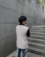 Áo Polo sọc phối màu Liney Polo