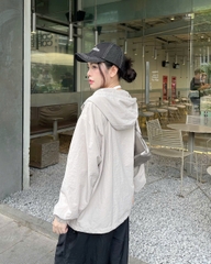 Áo khoác dù có mũ phong cách Hàn Quốc chống nắng tốt, thoáng mát và nhẹ Active Windbreaker W22024