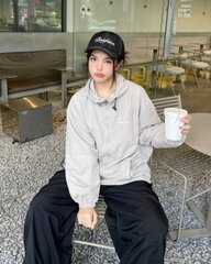 Áo khoác dù có mũ phong cách Hàn Quốc chống nắng tốt, thoáng mát và nhẹ Active Windbreaker W22024