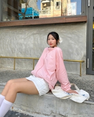 Áo khoác dù có mũ phong cách Hàn Quốc chống nắng tốt, thoáng mát và nhẹ Active Windbreaker W22024