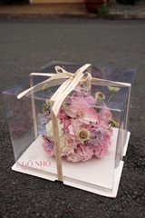 Mẫu Hoa Bánh Tone Hồng