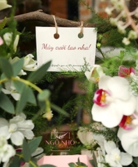 Hộp hoa tông hồng pastel