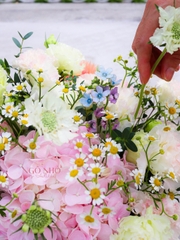 Bó Hoa Nơ Hồng Đứng | CUTE20 Dễ Thương