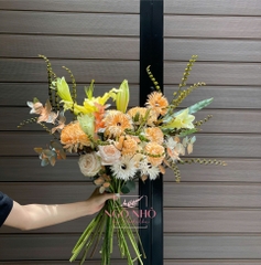 Set Hoa Thả Bình Mùa Thu