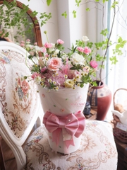 Bó Hoa Nơ Hồng Đứng | CUTE18 Dễ Thương