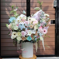 Giỏ Hoa Pastel
