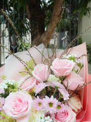 Bó Hoa Tone Hồng Thanh Mai 920