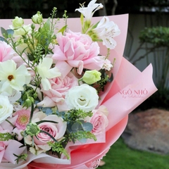 Bó hoa tông hồng