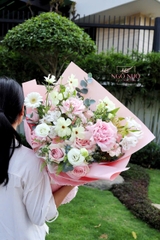 Bó hoa tông hồng