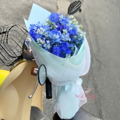Bó tiểu delphinium xanh