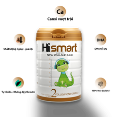 Sữa bột cho bé Hismart số 2 (6 – 12 tháng tuổi)