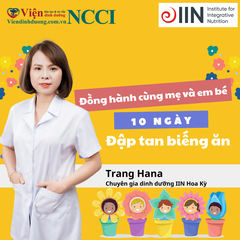 Đồng hành cùng mẹ bé 1 kèm 1 trong 10 ngày - Đập tan biếng ăn