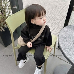 CB6167-Combo 4 quần legging loe bé gái vải tăm co dãn thoải mái cho bé