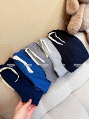 cb405- combo 5 quần cotton zip màu xanh than mềm mượt