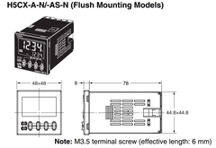 Bộ định thời gian: H5CX-A-N OMI