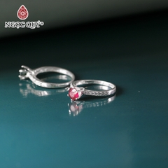 Nhẫn bạc đính đá