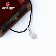 Mặt dây chuyền tỳ hưu đá thạch anh tóc đen