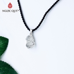 Mặt dây chuyền tỳ hưu đá thạch anh tóc đen