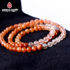 Vòng tay chuỗi hạt 3line đá sunstone