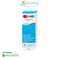 PEDIAKID Vitamin D3 hỗ trợ tăng hấp thu canxi, hỗ trợ duy trì phát triển xương và răng ở trẻ nhỏ (Hộp 20ml)