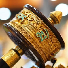 Kinh luân đồng cầm tay thực hành loại cao cấp (Kiểu chữ xanh)