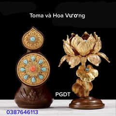 TOMA VÀ HOA VƯƠNG (bằng đồng cỡ bé) - Bộ TOMA Hoa cơ bản