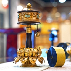 Kinh luân đồng cầm tay thực hành loại cao cấp (Kiểu chữ xanh)