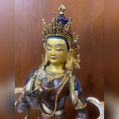 Kim Cang Tát Đỏa 33cm - tượng Phật đồng Nepal