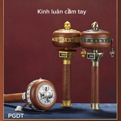 Kinh Luân gỗ cầm tay tích hợp đếm biến số tự động