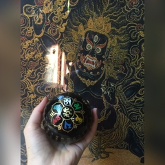 QUẢ CẦU OSIDIAN KHẮC BÁT NHÃ TÂM KINH