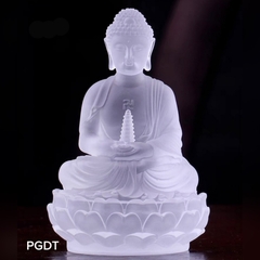 PHẬT DƯỢC SƯ kiểu Tịnh Độ bằng đá liuli