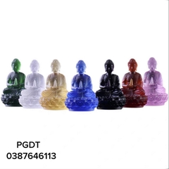 PHẬT DƯỢC SƯ kiểu Tịnh Độ bằng đá liuli