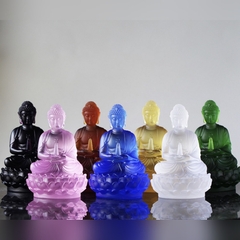 PHẬT DƯỢC SƯ kiểu Tịnh Độ bằng đá liuli