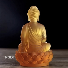 PHẬT DƯỢC SƯ kiểu Tịnh Độ bằng đá liuli