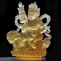 TÀI BẢO THIÊN VƯƠNG bằng đá liuli cao 12cm