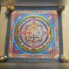TRANH THANGKA MANDALA KALACHARKA LỚN