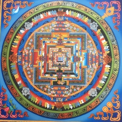 TRANH THANGKA MANDALA KALACHARKA LỚN
